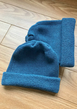 Rib knit hat