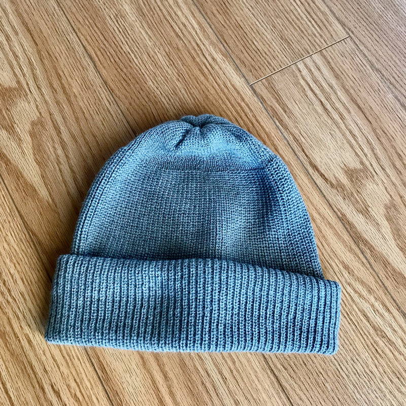 Rib knit hat